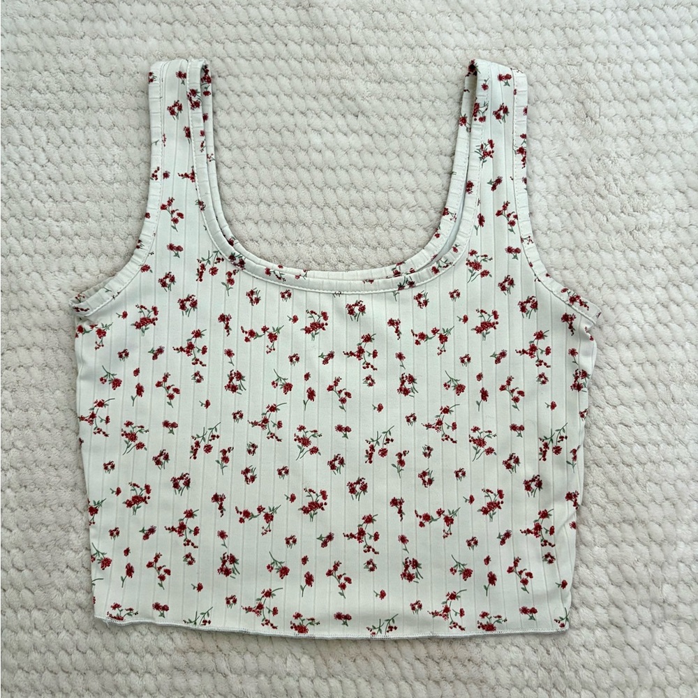 Floral Print Women's Tank Top